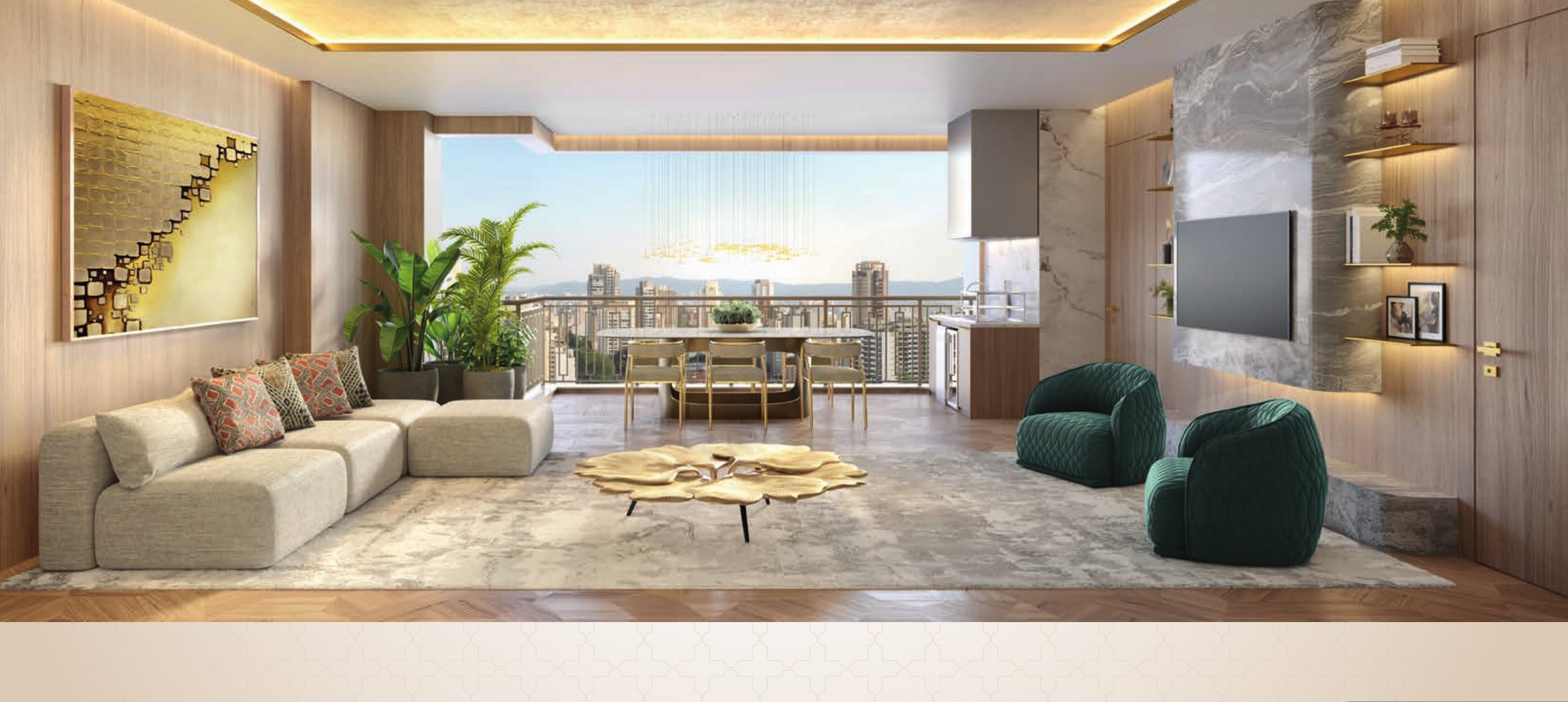 Perspectiva ilustrada: Royal | Torre 2 | Apartamento 139 m²