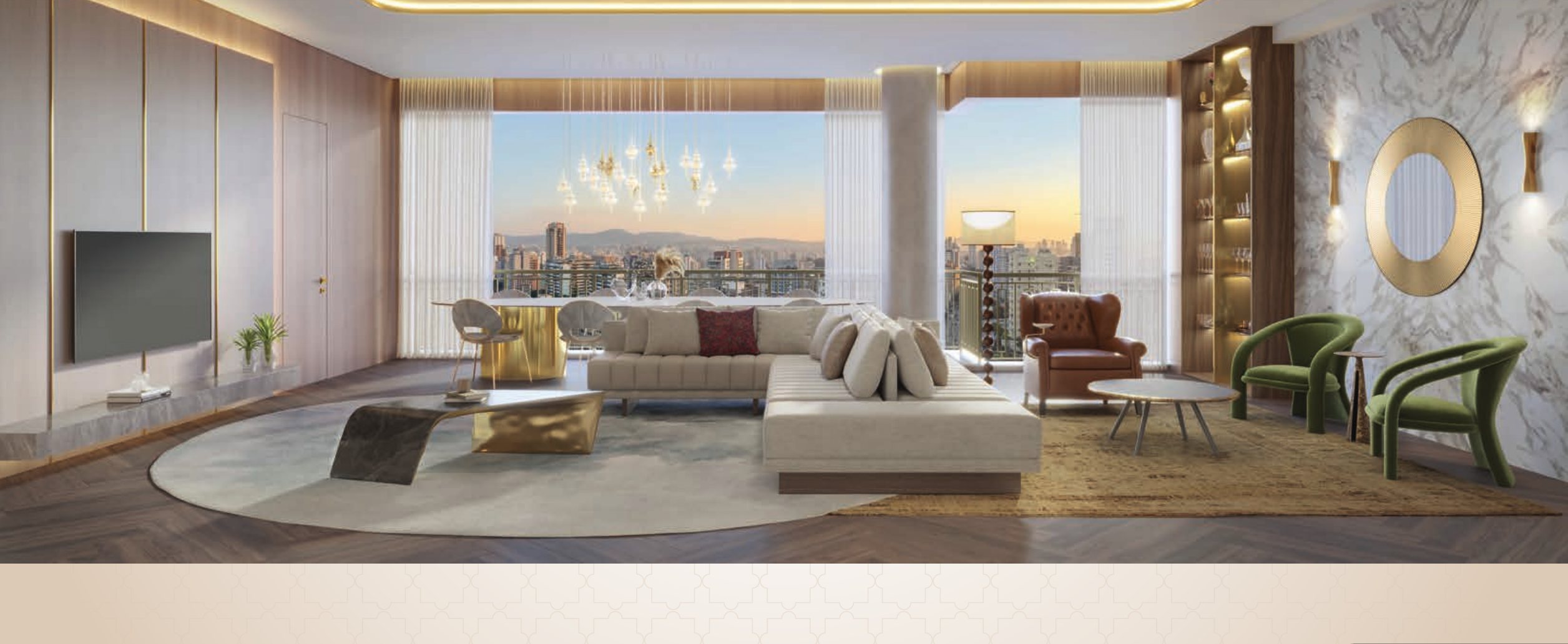 Perspectiva ilustrada: Royal | Torre 1 | Apartamento 177,50 m²