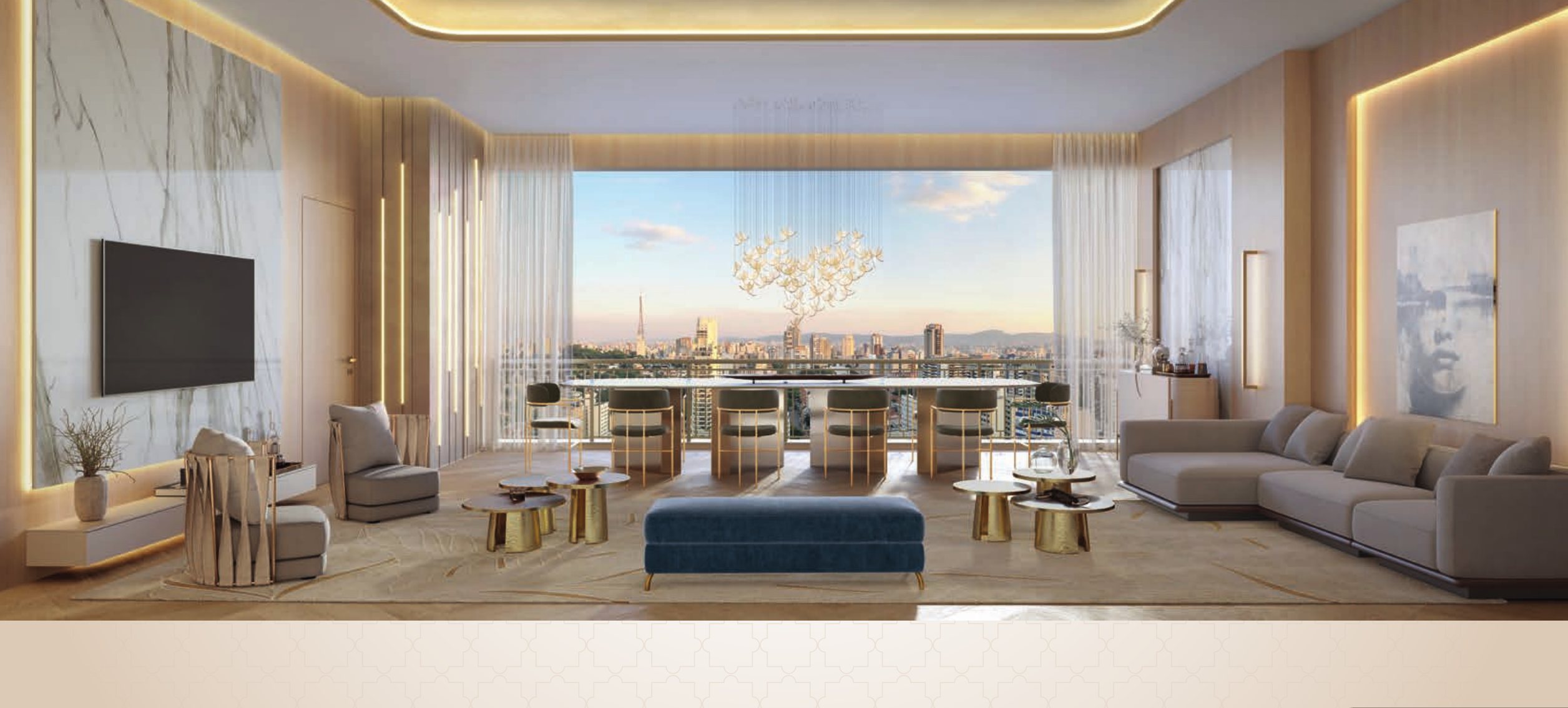 Perspectiva ilustrada: Royal | Torre 2 | Apartamento 155 m²